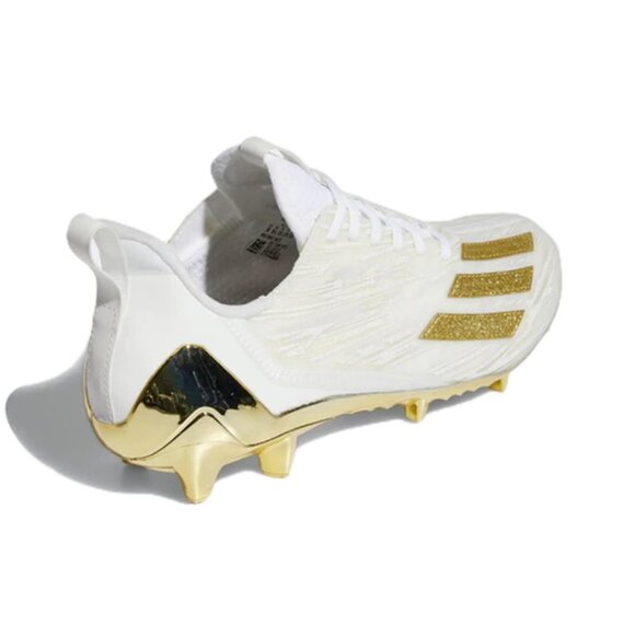 Adidas AdiZero Primeknit Football Cleats GX5122 White/Gold Men\'s size 8 NEW main image 11